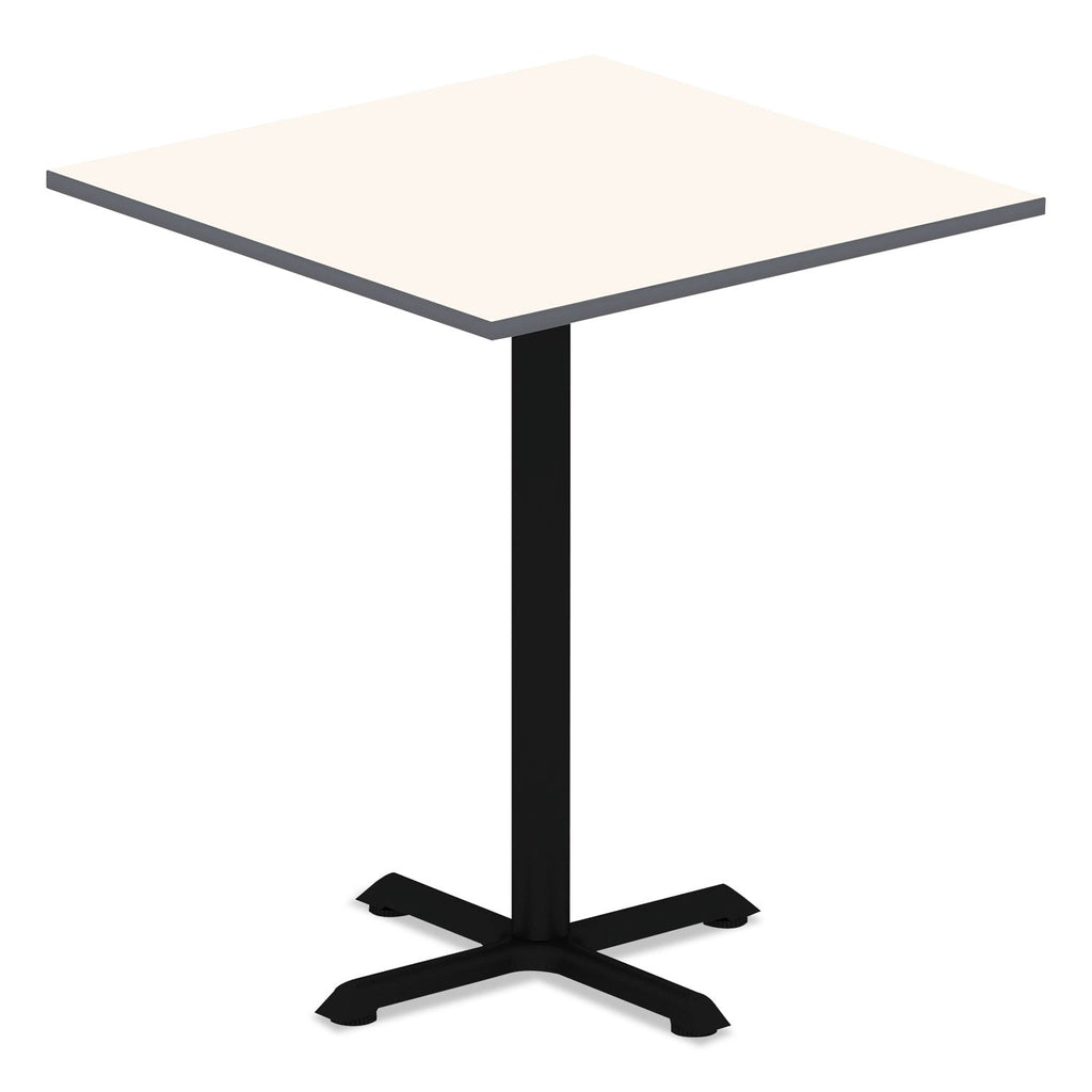 Alera Reversible Laminate Table Top, Square, 35.38w x 35.38d, White/Gray