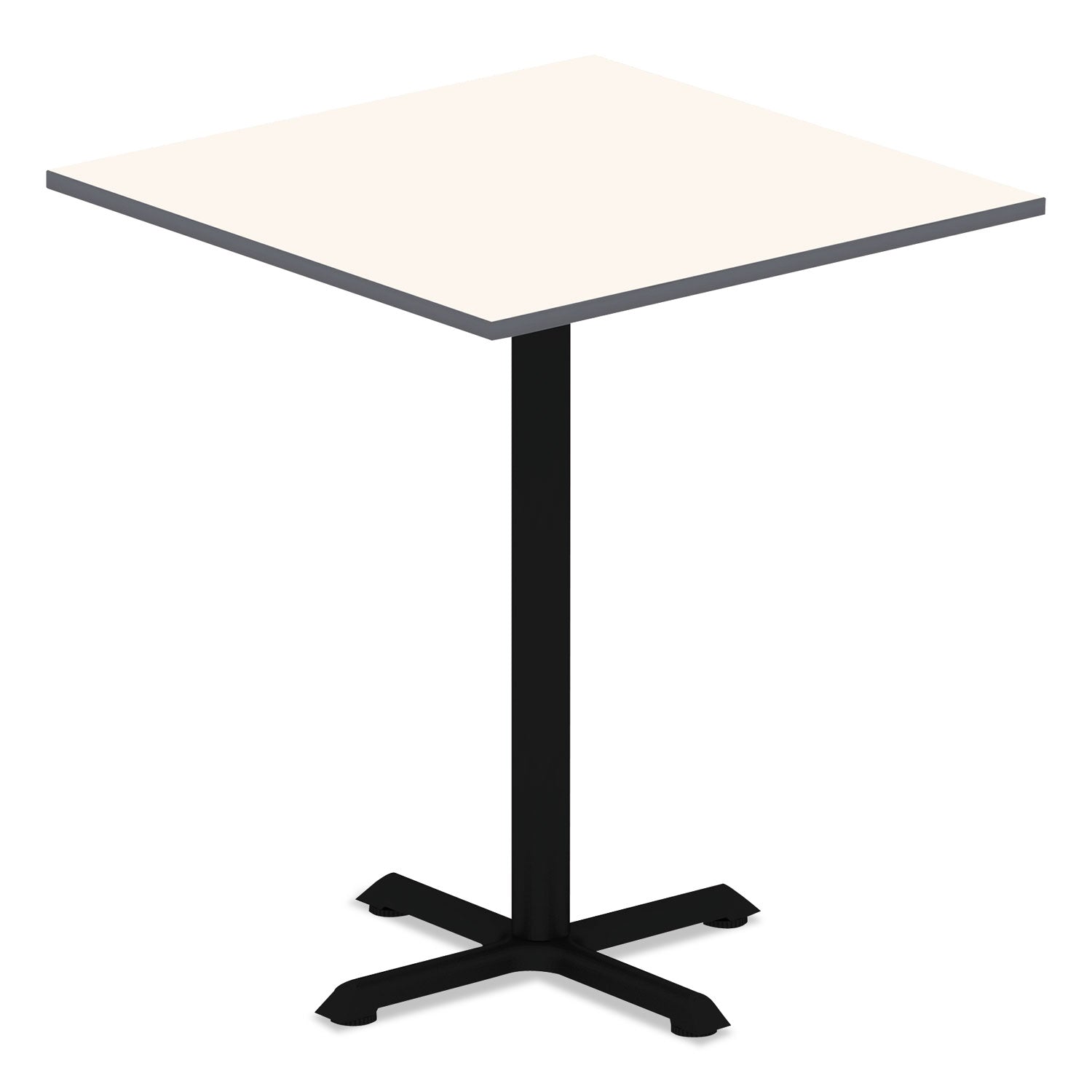 Alera Reversible Laminate Table Top, Square, 35.38w x 35.38d, White/Gray