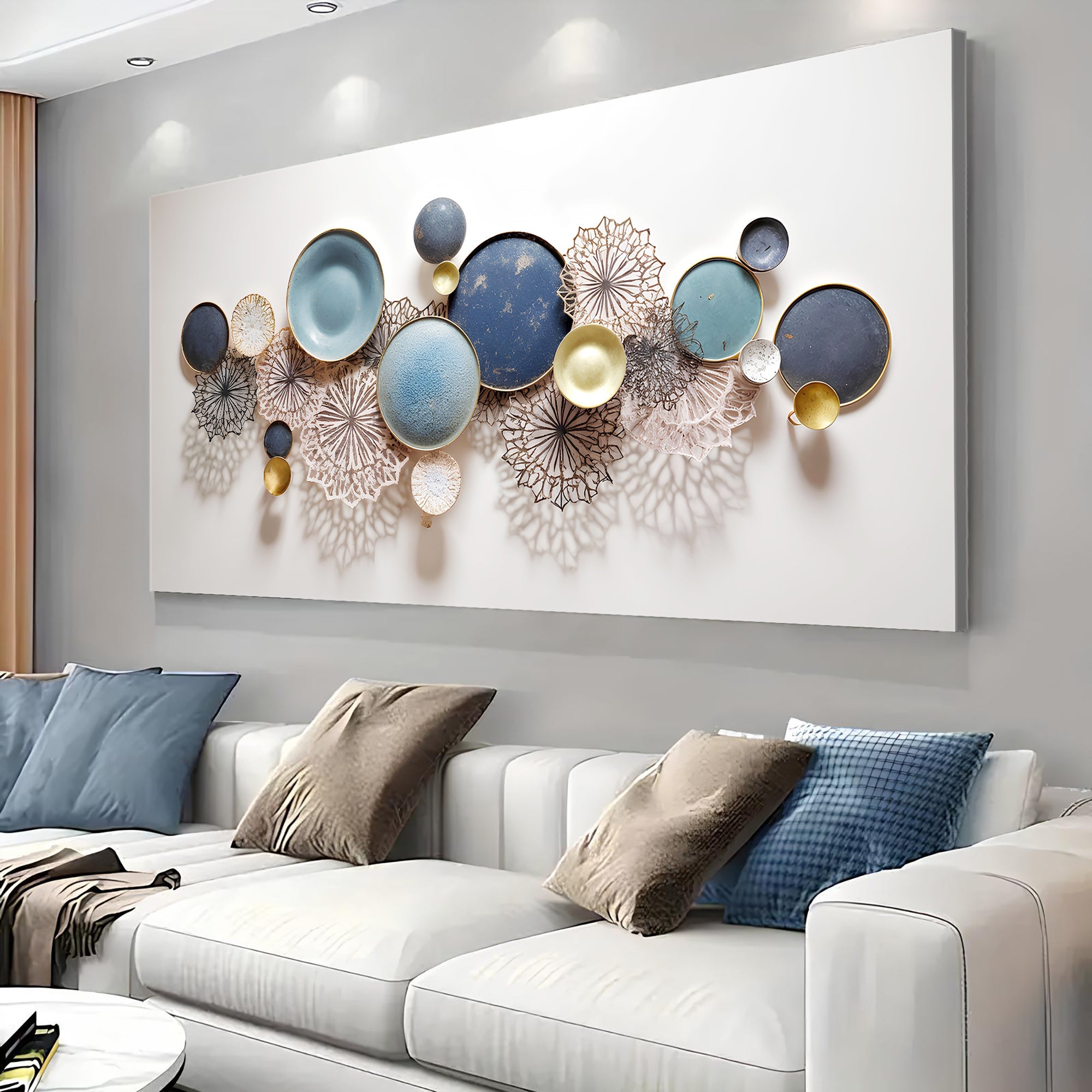 Lotus Leaf Abstract Wall Art III