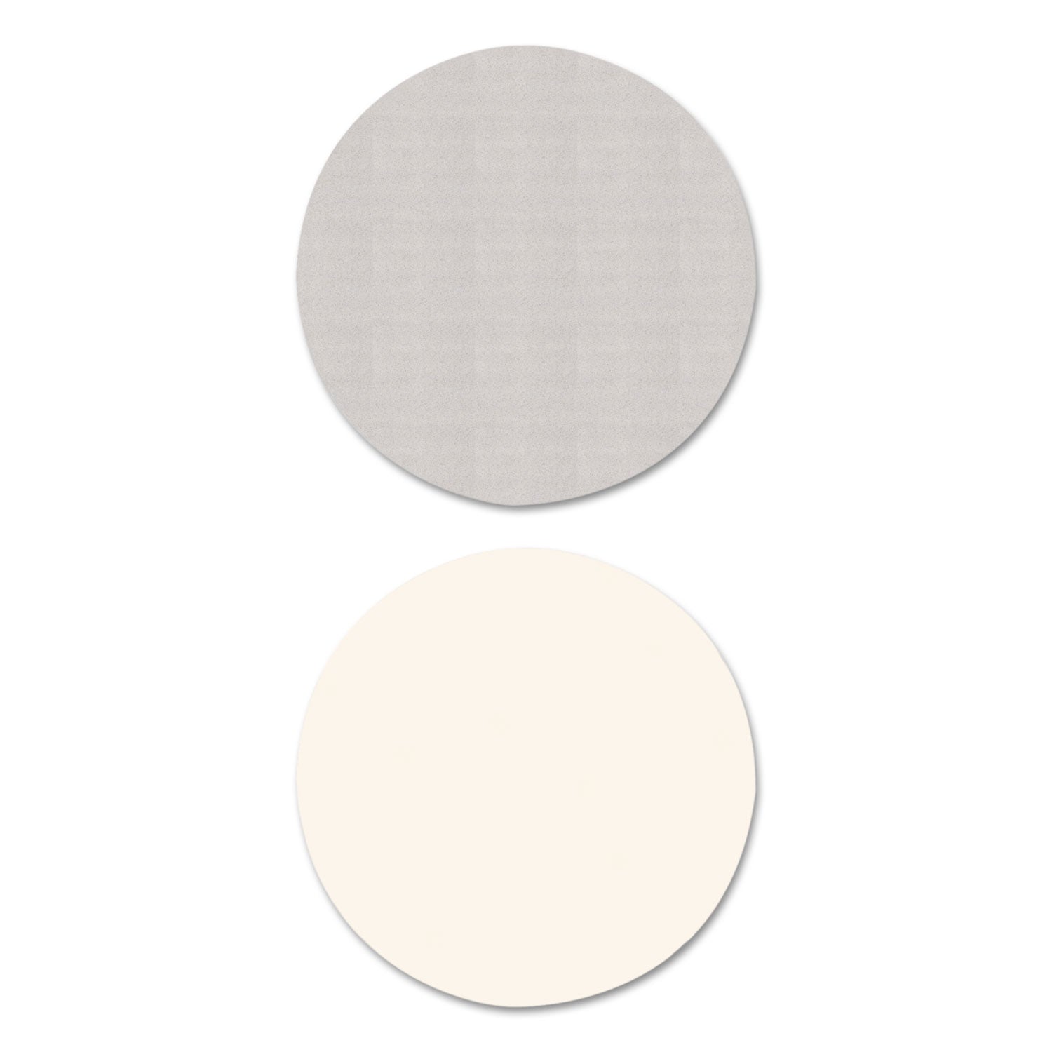 Alera Reversible Laminate Table Top, Round, 35.5" Diameter, White/Gray