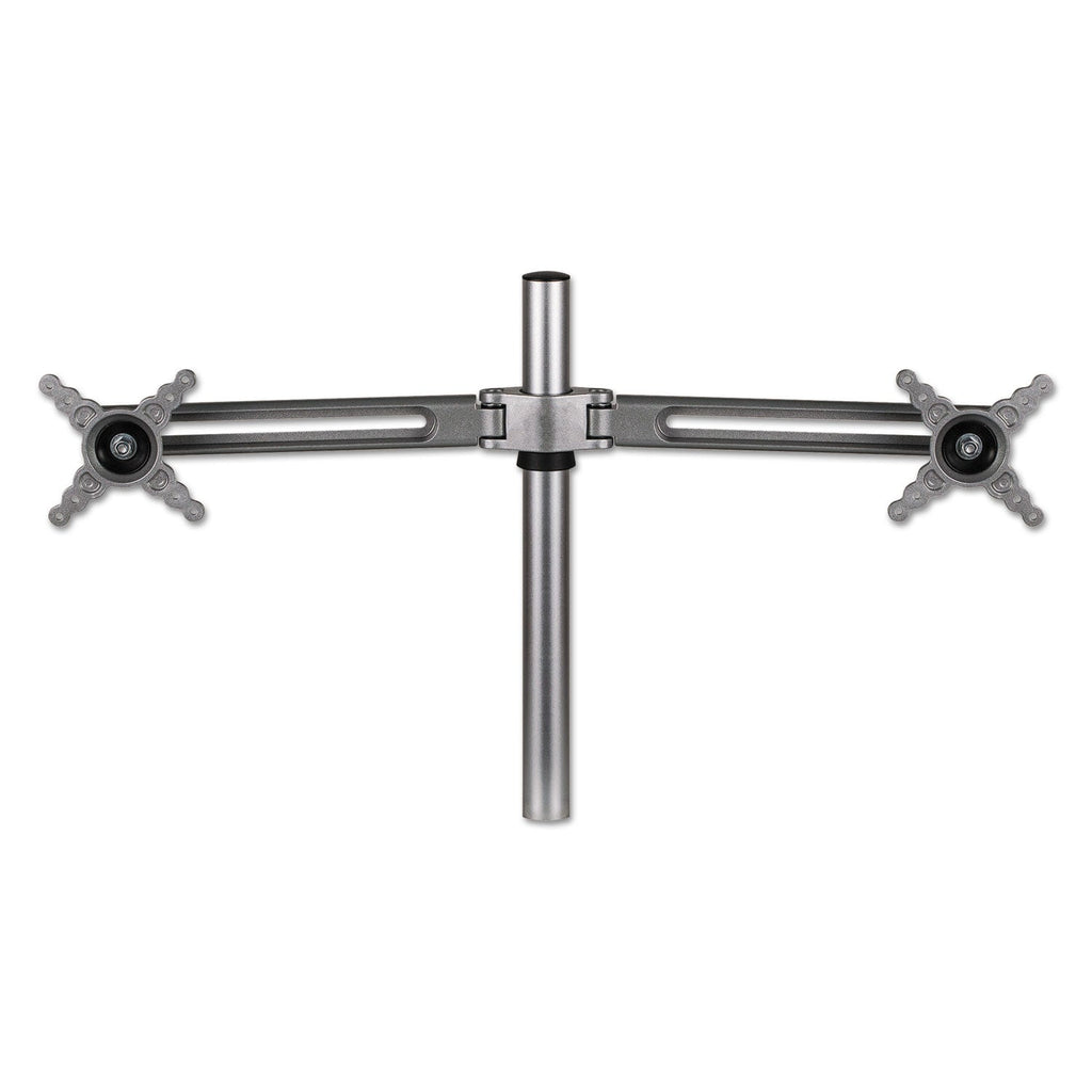 Fellowes Lotus Dual Monitor Arm Kit, For 26" Monitors, Silver, Supports 13 lb