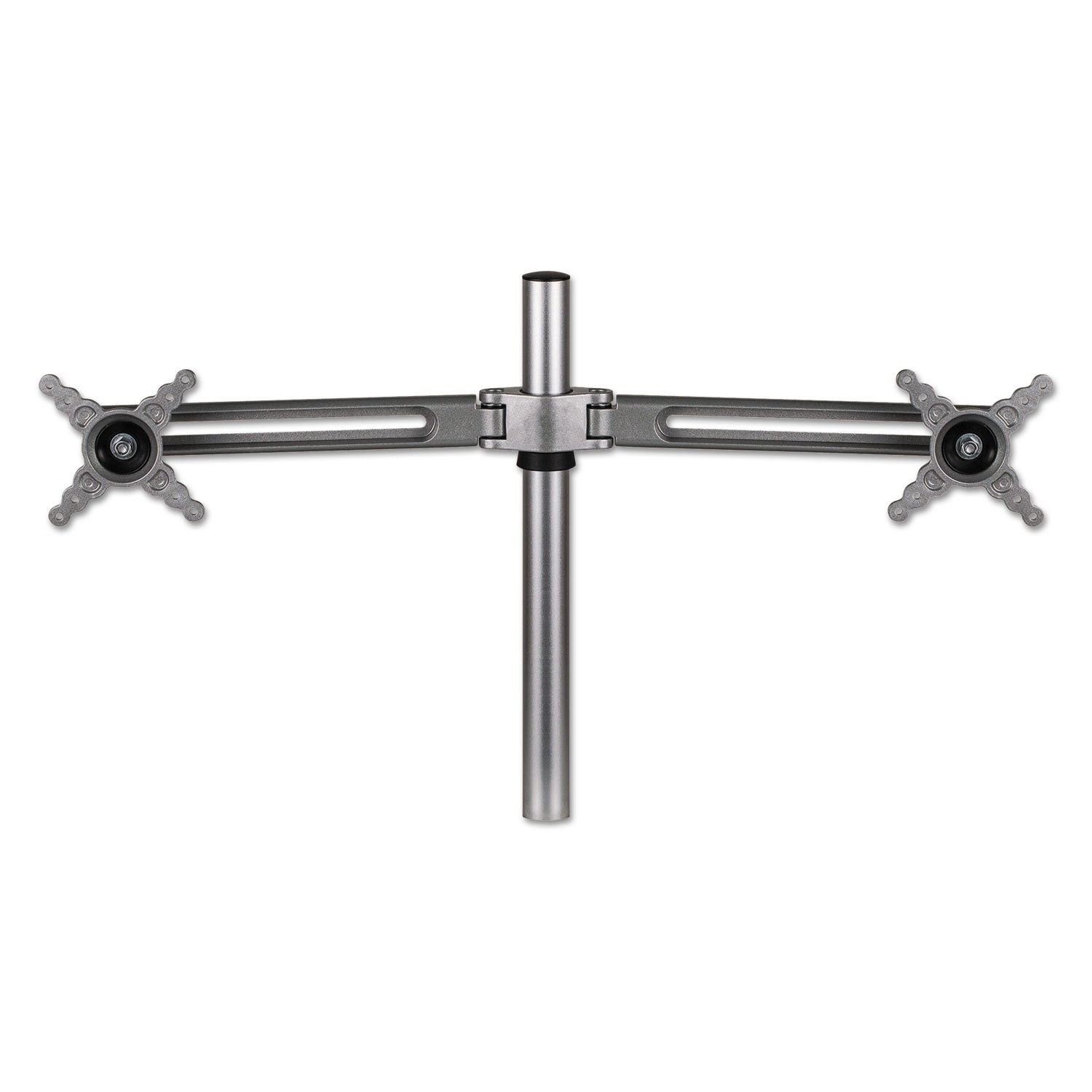 Fellowes Lotus Dual Monitor Arm Kit, For 26" Monitors, Silver, Supports 13 lb