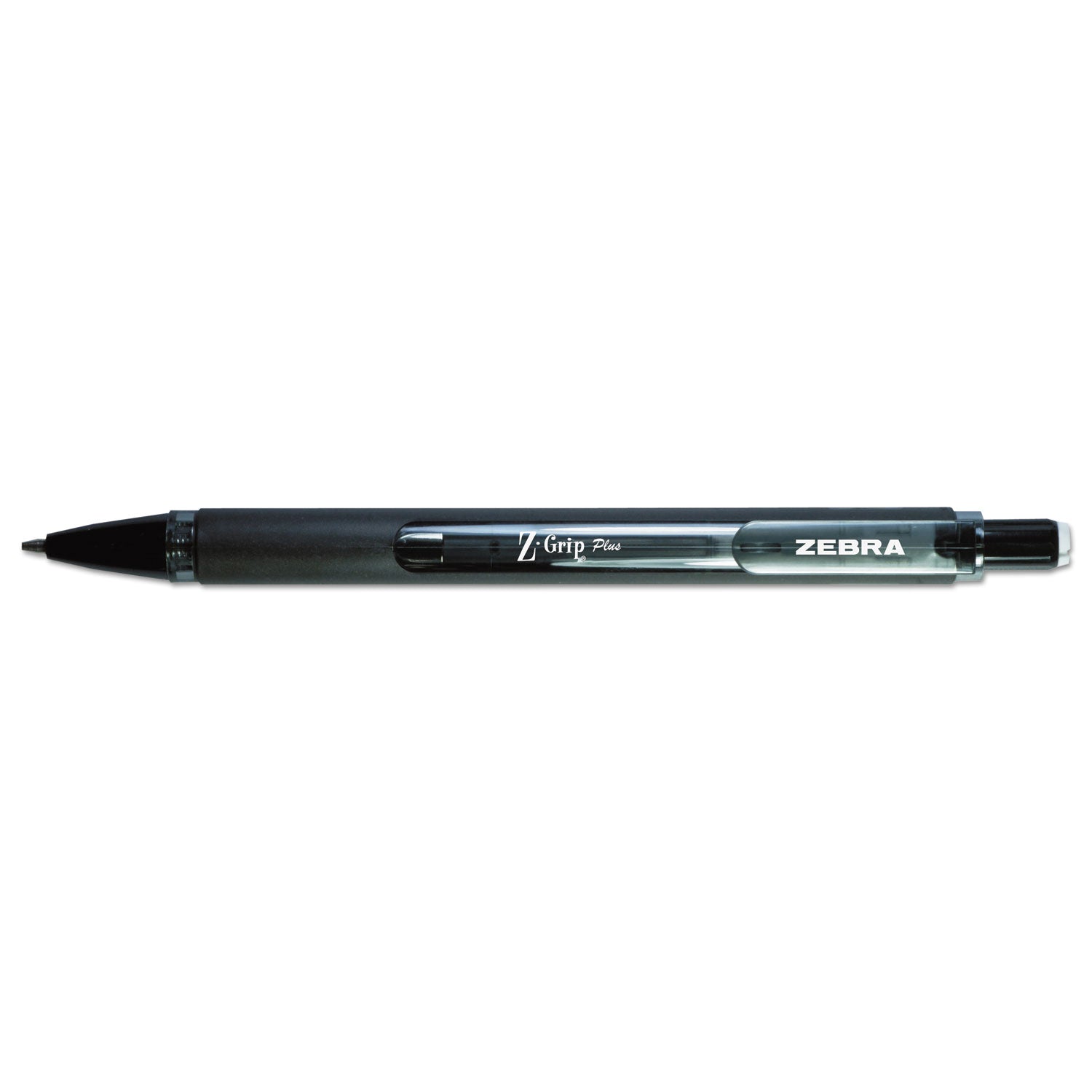 Zebra Z-Grip Plus Mechanical Pencil, 0.7 mm, HB (#2.5), Black Lead, Assorted Barrel Colors, Dozen