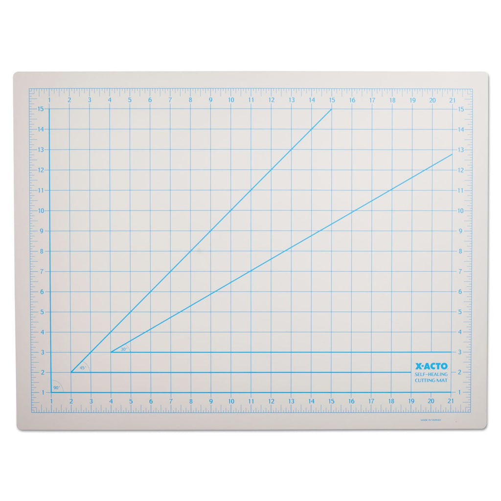 X-ACTO Self-Healing Cutting Mat, Nonslip Bottom, 1" Grid, 18 x 24, Gray