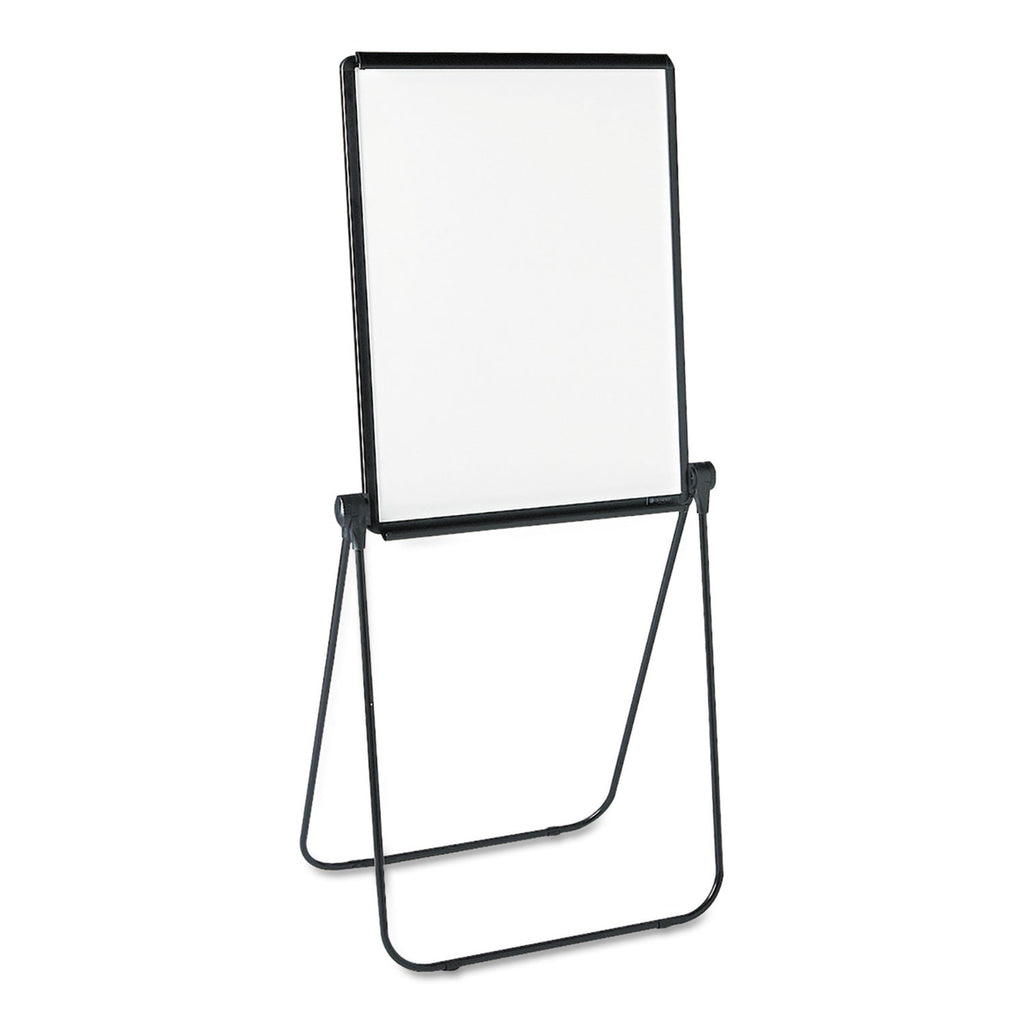 Quartet Ultima Presentation Easel, 27 x 34, White Surface, Black Frame