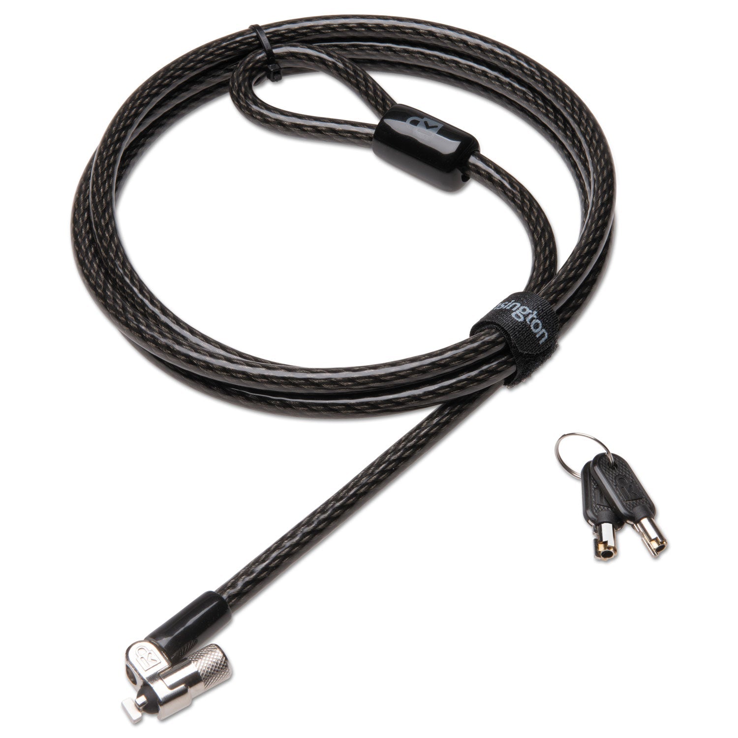 Kensington MicroSaver 2.0 Keyed Ultra Laptop Lock, 6 ft Ultra Carbon Steel Cable, Black, 2 Keys