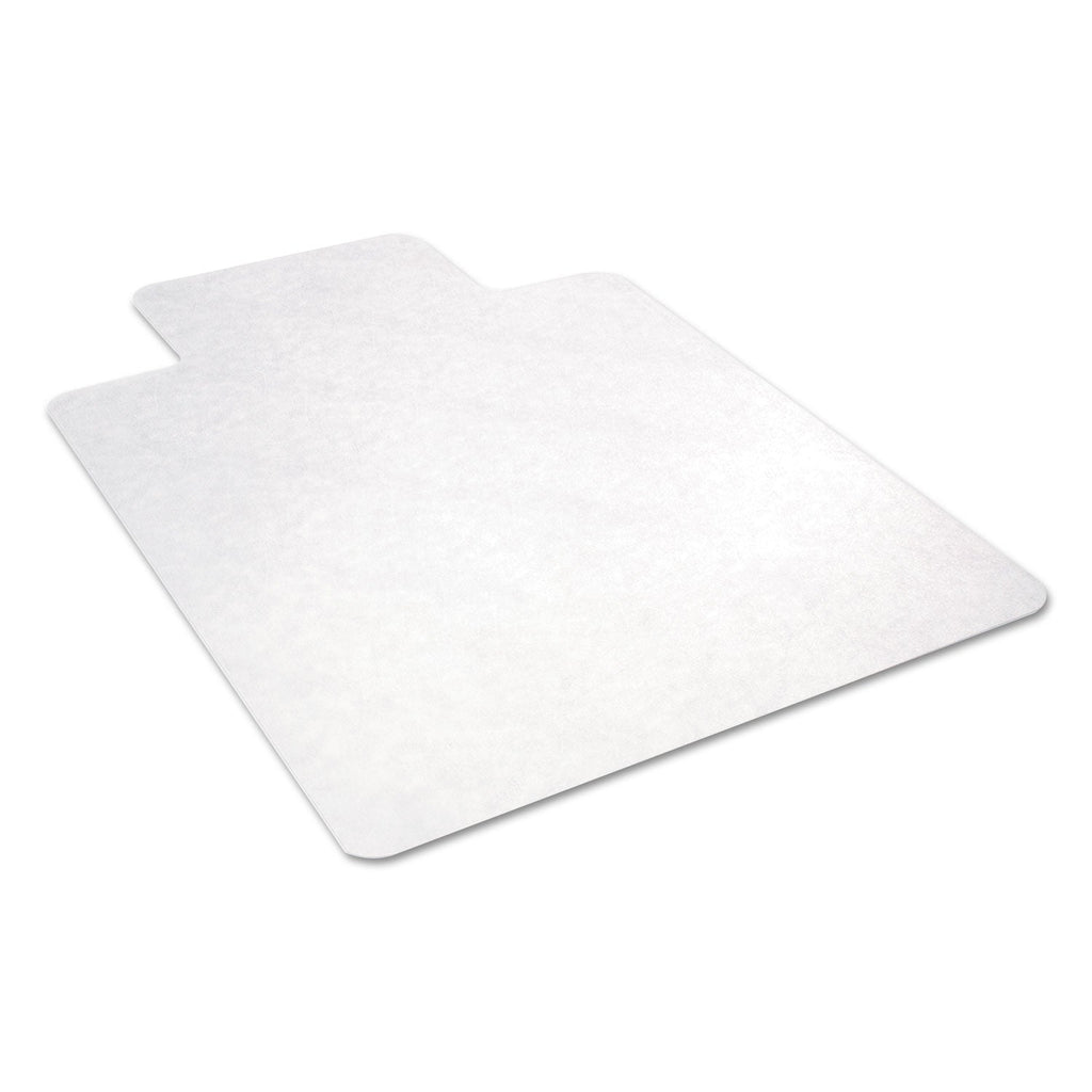 Alera All Day Use Non-Studded Chair Mat for Hard Floors, 36 x 48, Lipped, Clear