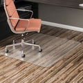 Alera All Day Use Non-Studded Chair Mat for Hard Floors, 46 x 60, Rectangular, Clear