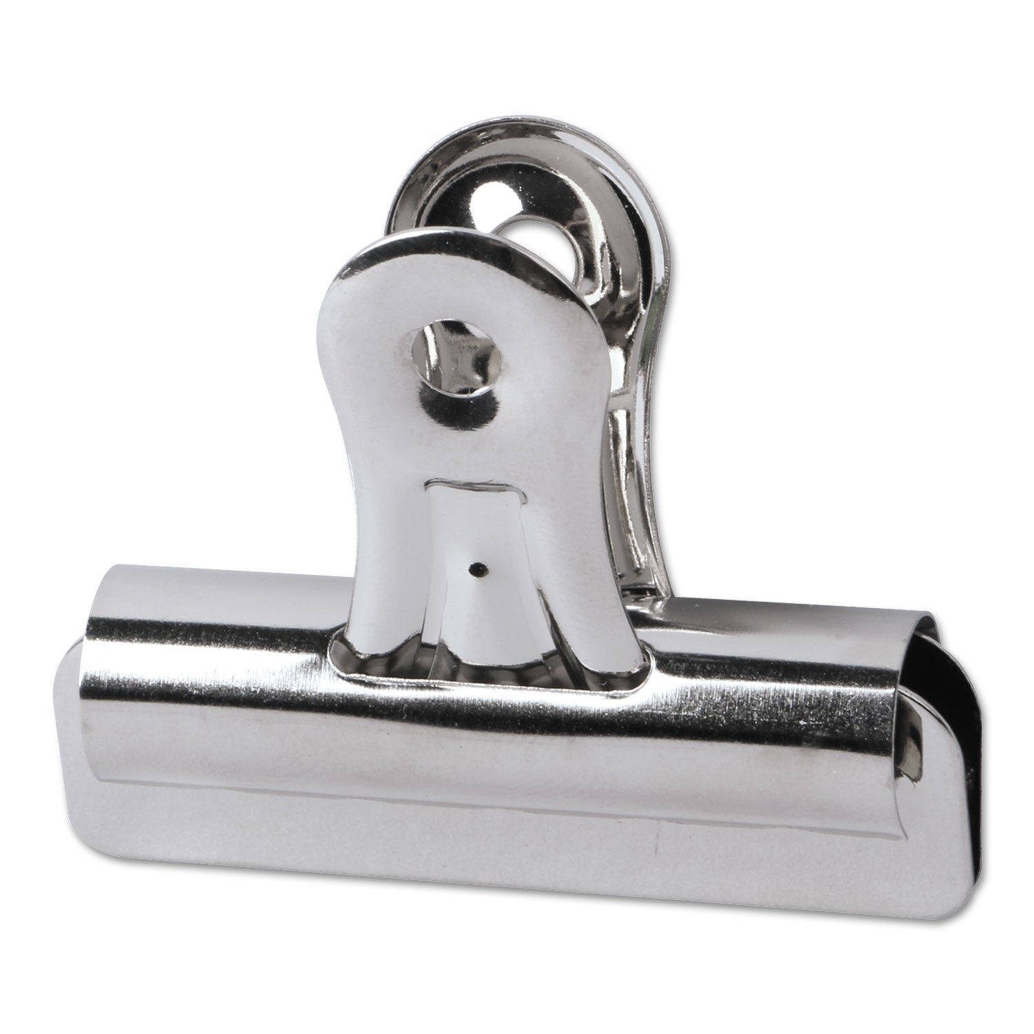 Universal Bulldog Clips, Medium, Nickel, 36/Pack