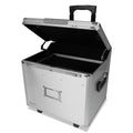 Vaultz Locking Mobile File Chest with Electronic Digital Lock, Letter/Legal Files, 14.5" x 16.25" x 14.25", Silver