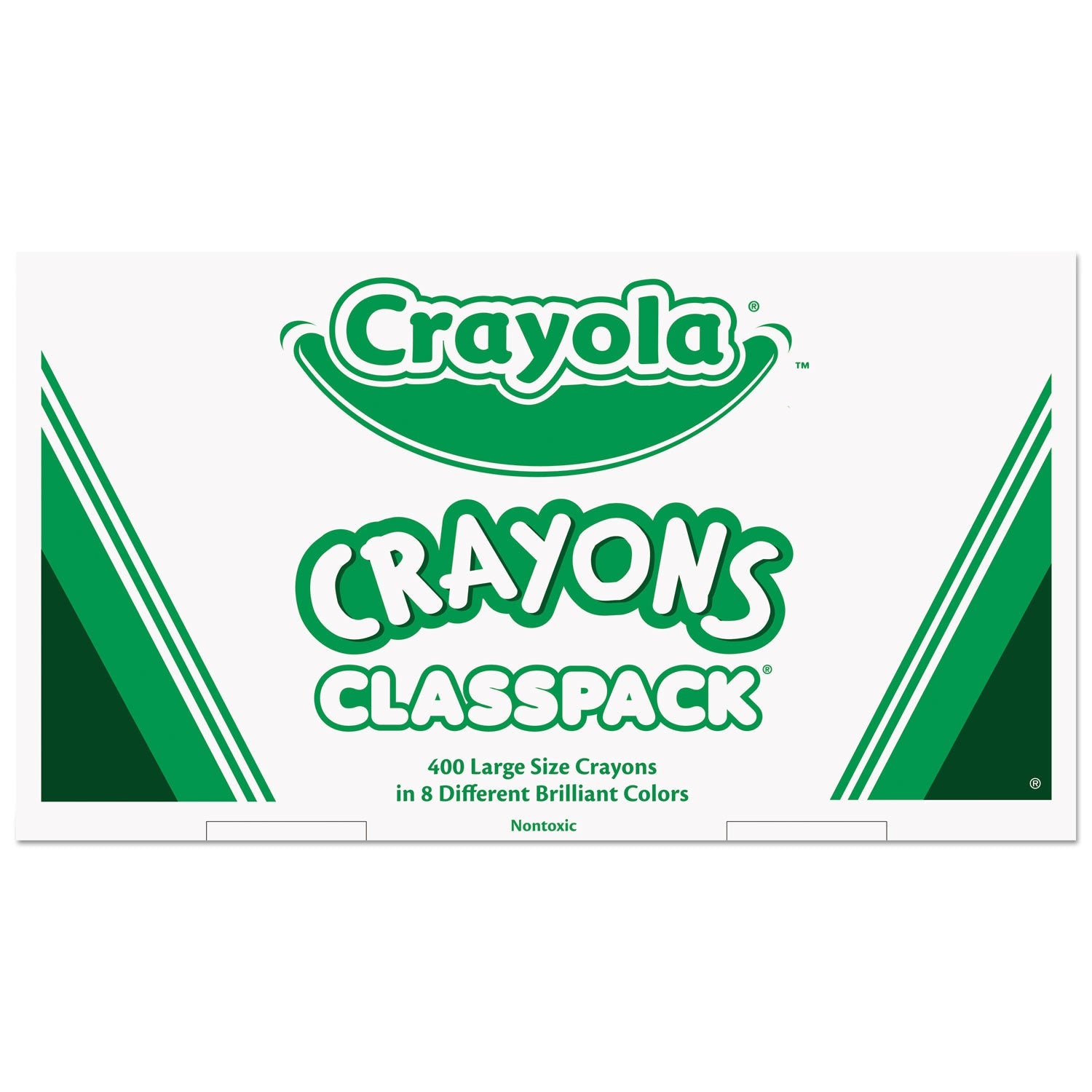 Crayola Classpack Large Size Crayons, 50 Each of 8 Colors, 400/Box