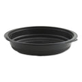 Anchor Packaging MicroRaves Incredi-Bowl Base, 24 oz, 8.5" Diameter x 1.51"h, Black, Plastic, 150/Carton