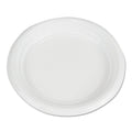 Boardwalk Hi-Impact Plastic Dinnerware, Plate, 6" dia, White, 1,000/Carton