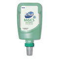 Dial Basics Hypoallergenic Foaming Hand Wash Refill for FIT Manual Dispenser, Honeysuckle, 1.2 L, 3/Carton