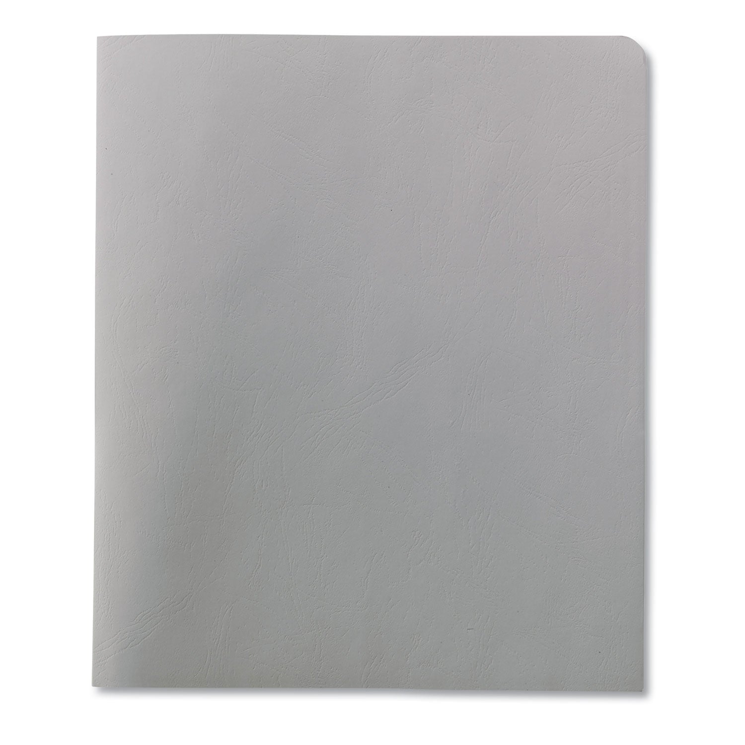 Smead Two-Pocket Folder, Textured Paper, 100-Sheet Capacity, 11 x 8.5, White, 25/Box