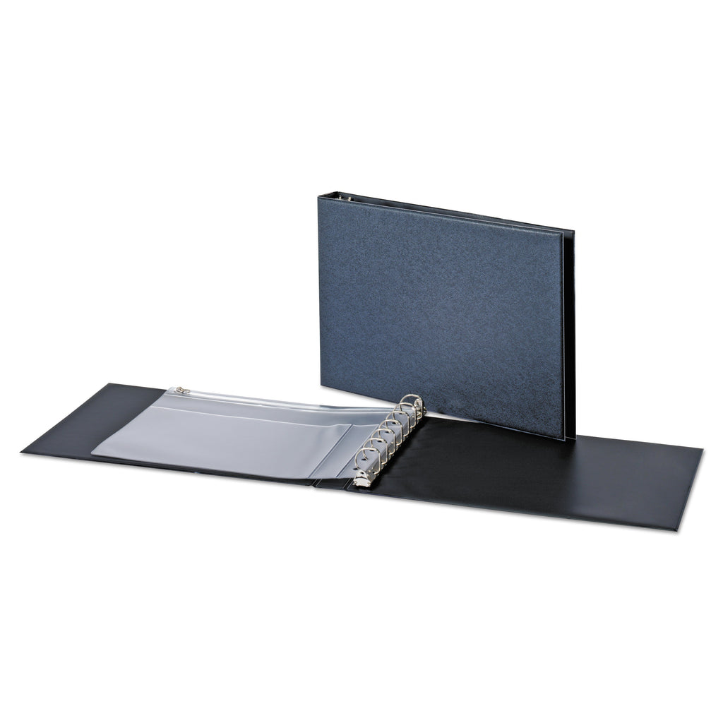 Cardinal Check Binder Seven-Ring D-Ring Reference, 7 Rings, 1" Capacity, Black