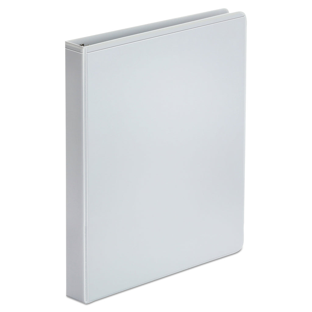 Universal Economy Round Ring View Binder, 3 Rings, 1" Capacity, 11 x 8.5, White