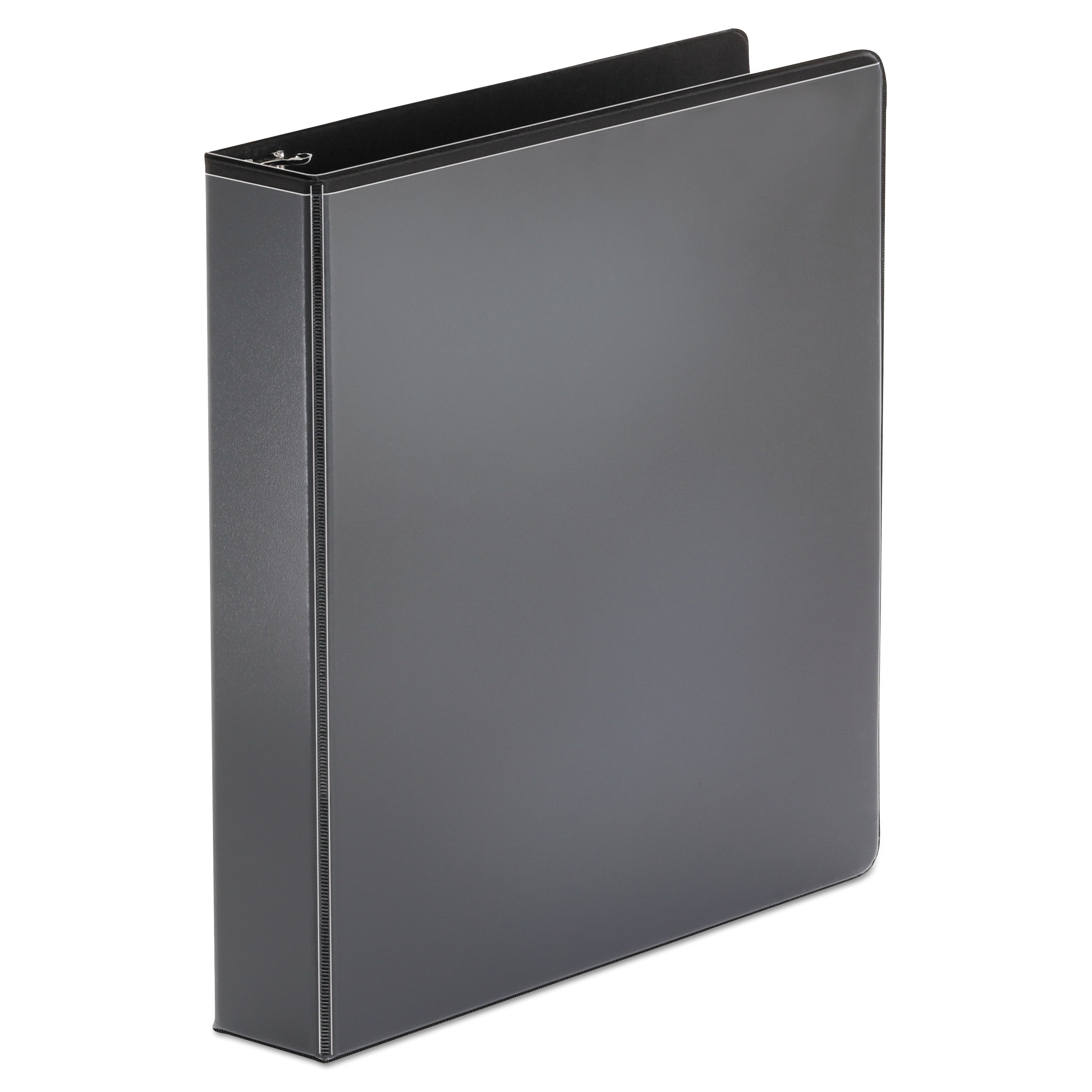 Universal Economy Round Ring View Binder, 3 Rings, 1.5" Capacity, 11 x 8.5, Black
