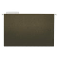 Universal Hanging File Folders, Legal Size, 1/3-Cut Tabs, Standard Green, 25/Box