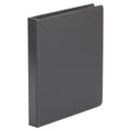 Universal Economy Non-View Round Ring Binder, 3 Rings, 1" Capacity, 11 x 8.5, Black