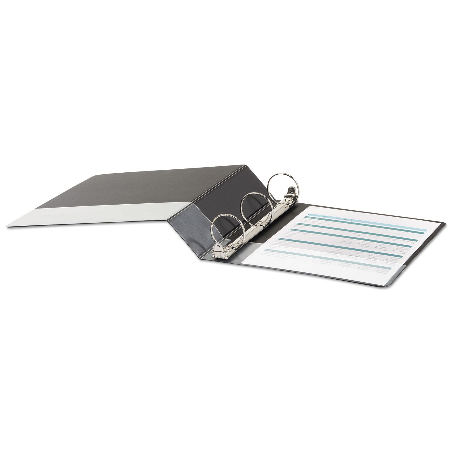 Universal Economy Non-View Round Ring Binder, 3 Rings, 2" Capacity, 11 x 8.5, Black, 4/Pack