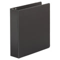 Universal Economy Non-View Round Ring Binder, 3 Rings, 2" Capacity, 11 x 8.5, Black