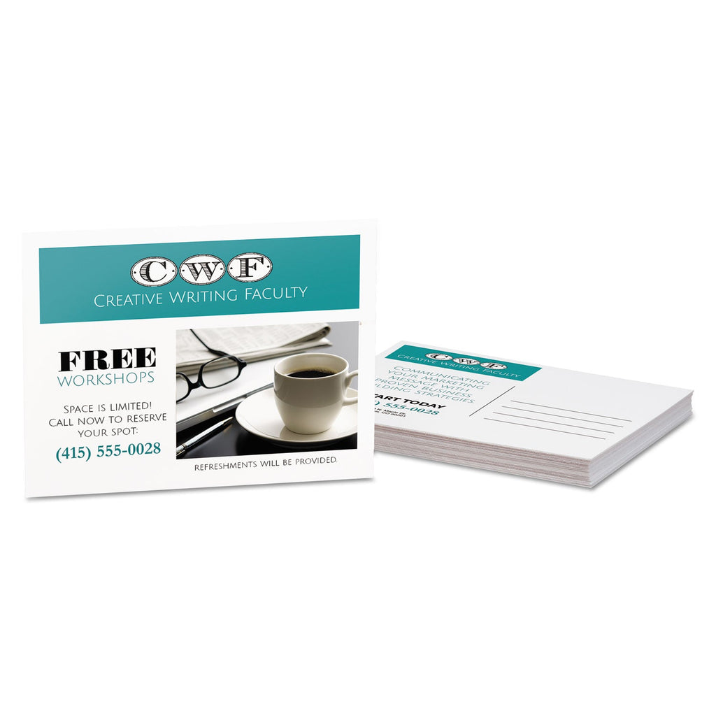 Avery Postcards for Laser Printers, 4 1/4 x 5 1/2, Uncoated White, 4/Sheet, 200/Box
