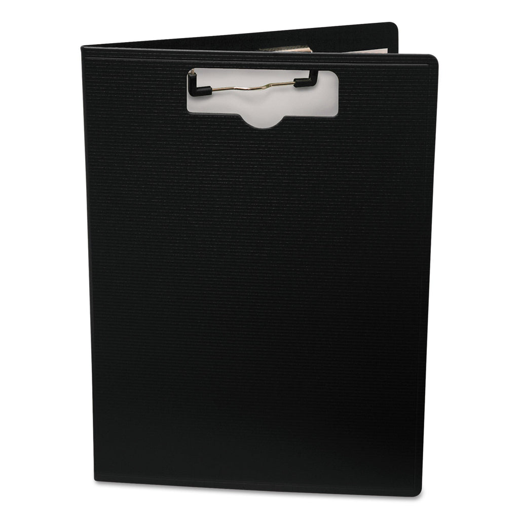 Mobile OPS Portfolio Clipboard with Low-Profile Clip, Portrait Orientation, 0.5" Clip Capacity, Holds 8.5 x 11 Sheets, Black