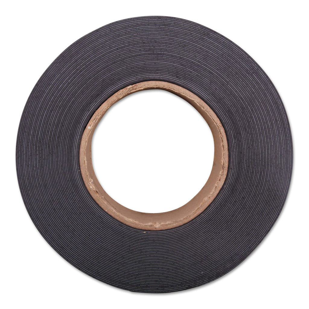 ZEUS Dry Erase Magnetic Label Tape, 1" x 50 ft, White