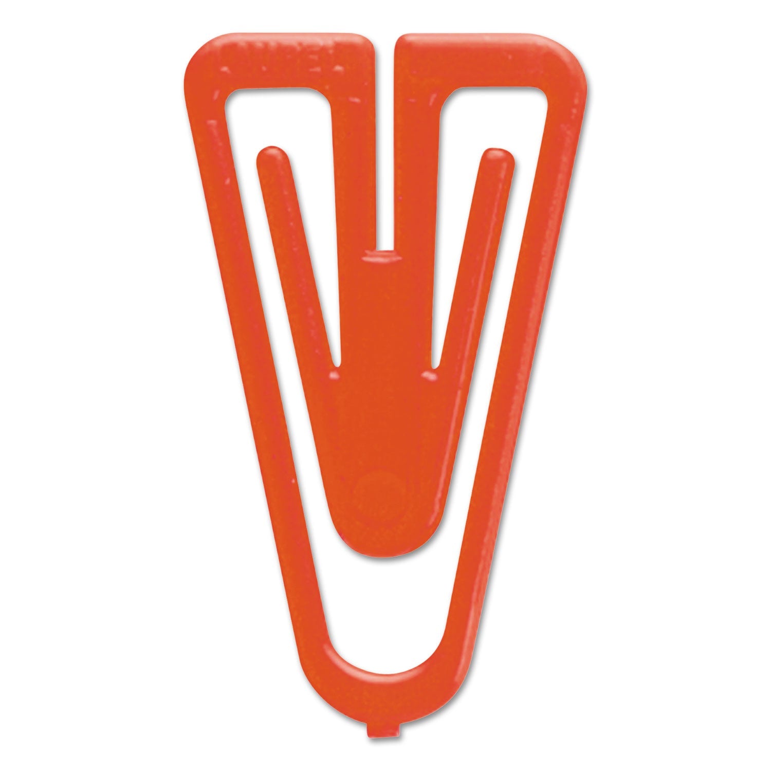 Baumgartens Plastiklips Paper Clips, Medium, Smooth, Assorted Colors, 500/Box