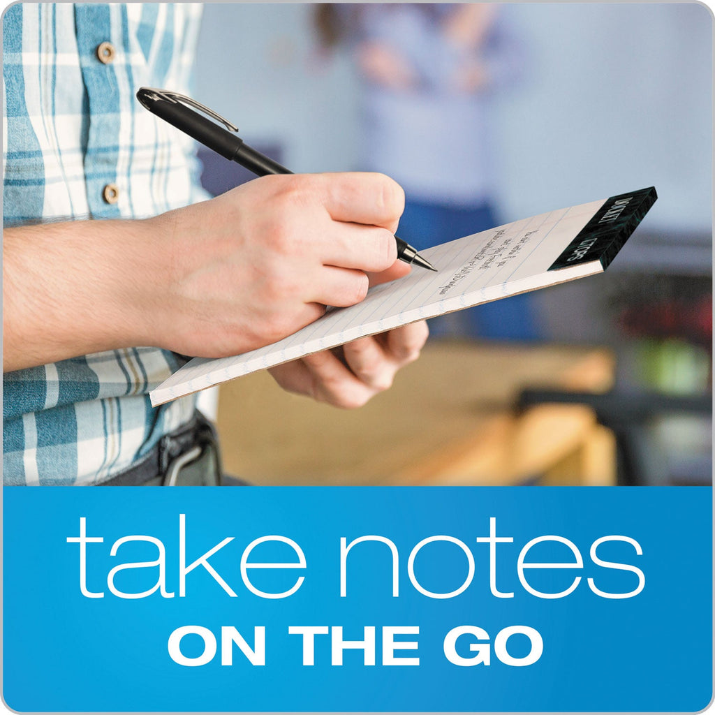 TOPS "The Legal Pad" Ruled Perforated Pads, Narrow Rule, 50 Canary-Yellow 5 x 8 Sheets, Dozen