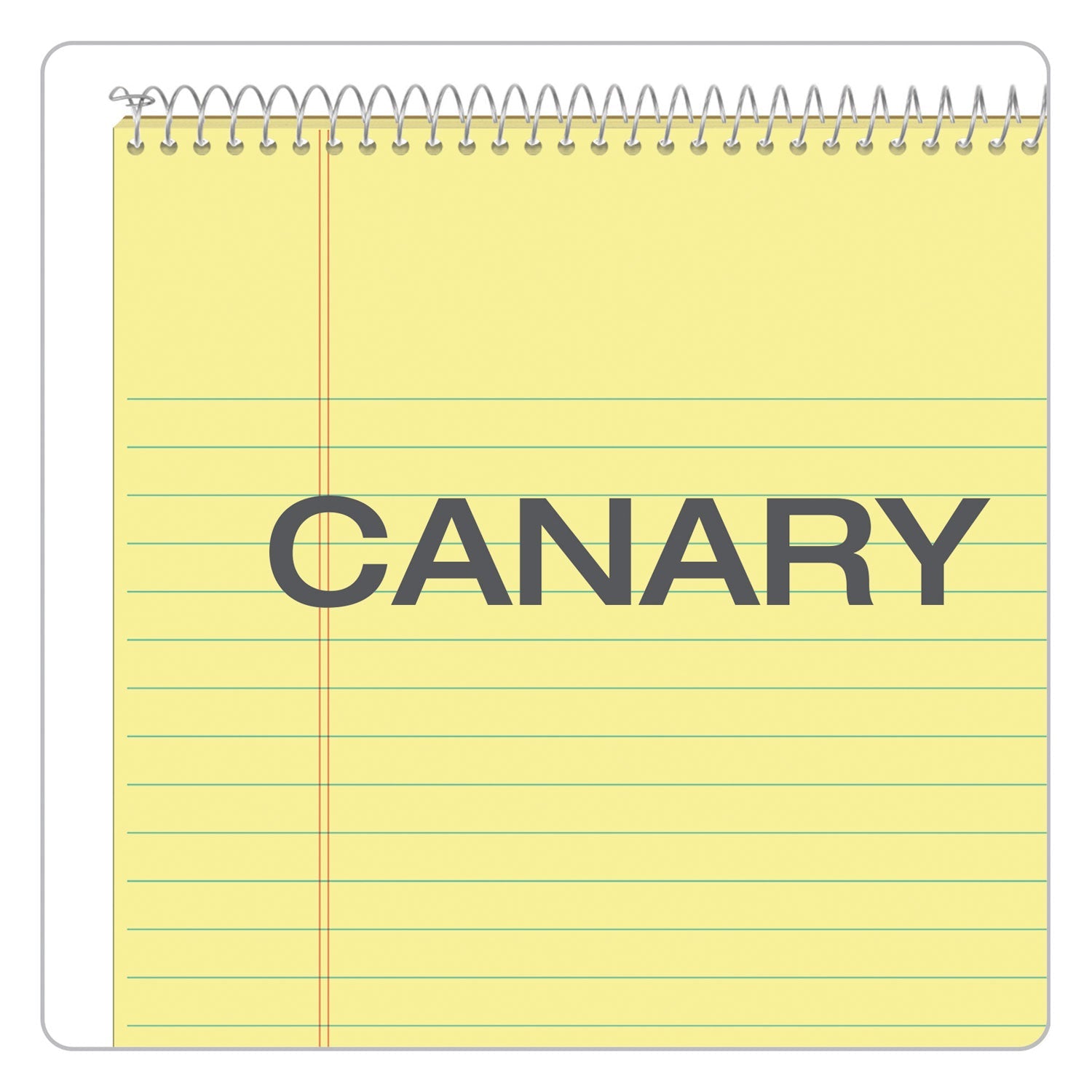 TOPS Docket Ruled Wirebound Pad with Cover, Wide/Legal Rule, Blue Cover, 70 Canary-Yellow 8.5 x 11.75 Sheets