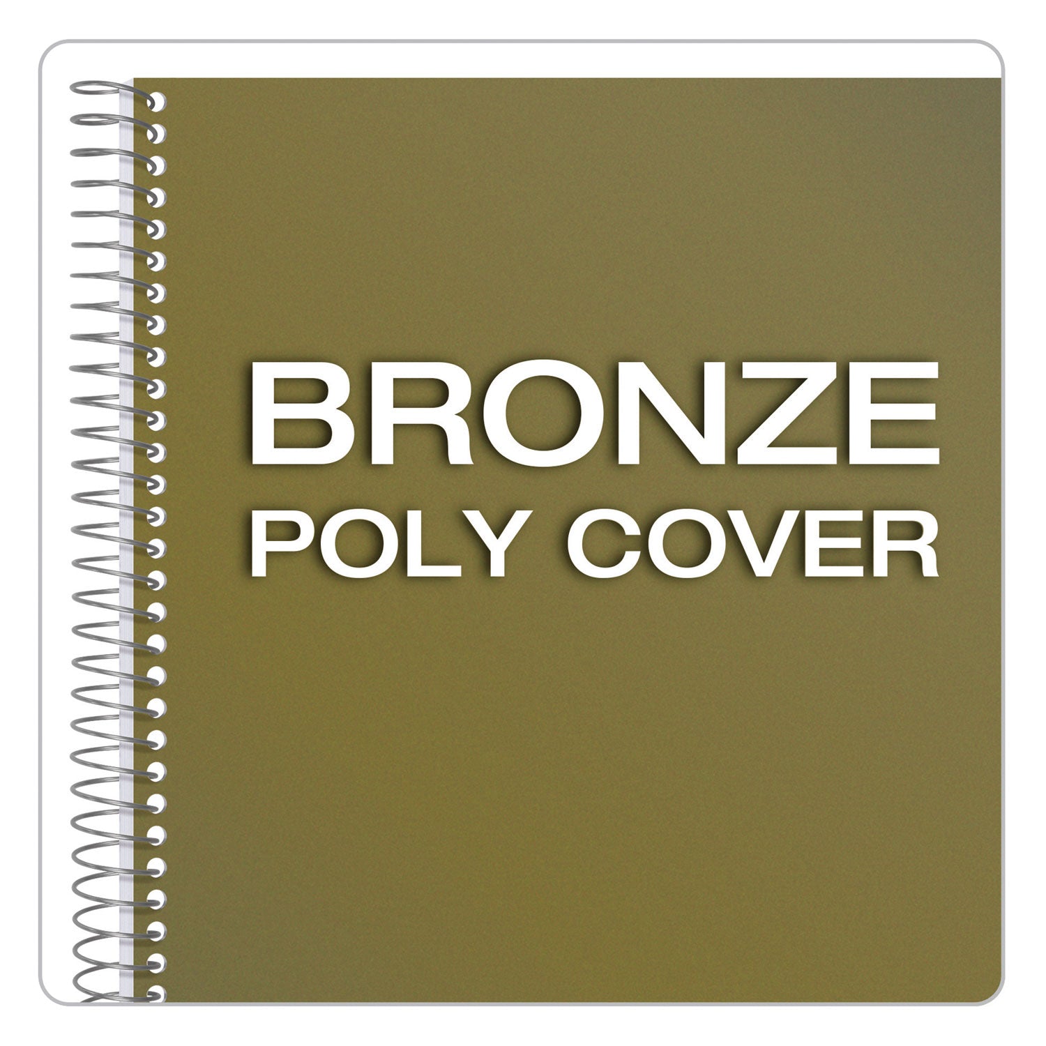 TOPS Docket Gold Project Planner, 1 Subject, Project-Management Format, Narrow Rule, Bronze Poly Cover, 8.5 x 6.75, 70 Sheets