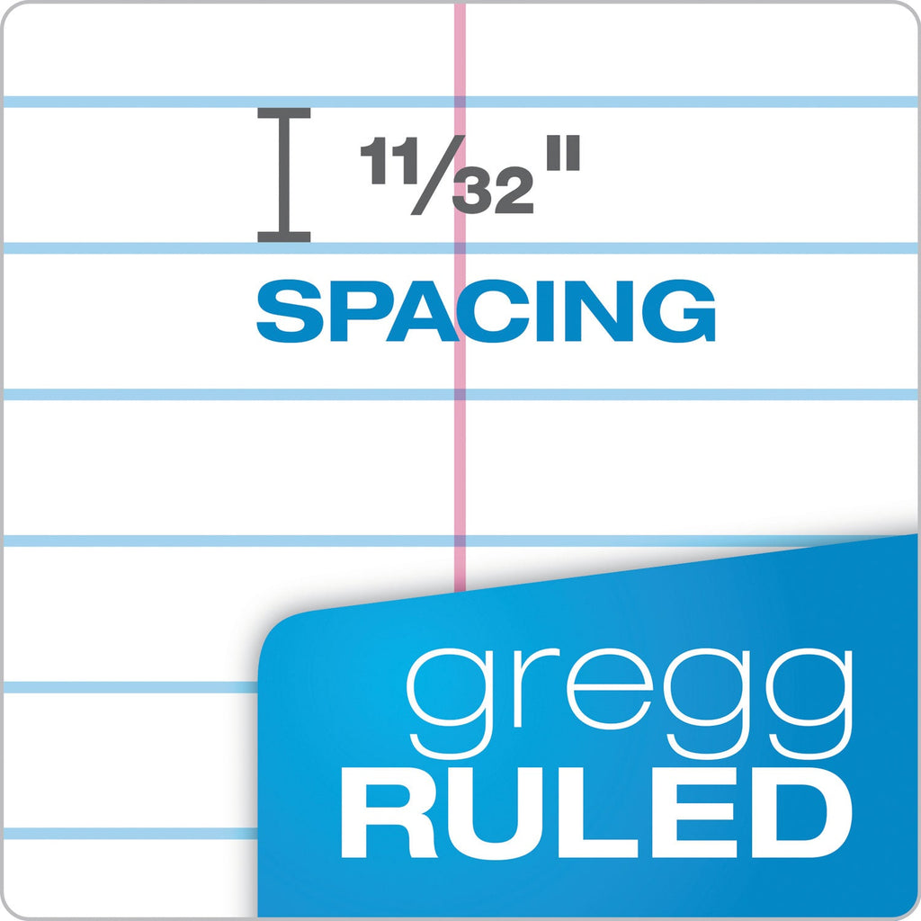 Ampad Steno Pads, Gregg Rule, Tan Cover, 70 White 6 x 9 Sheets