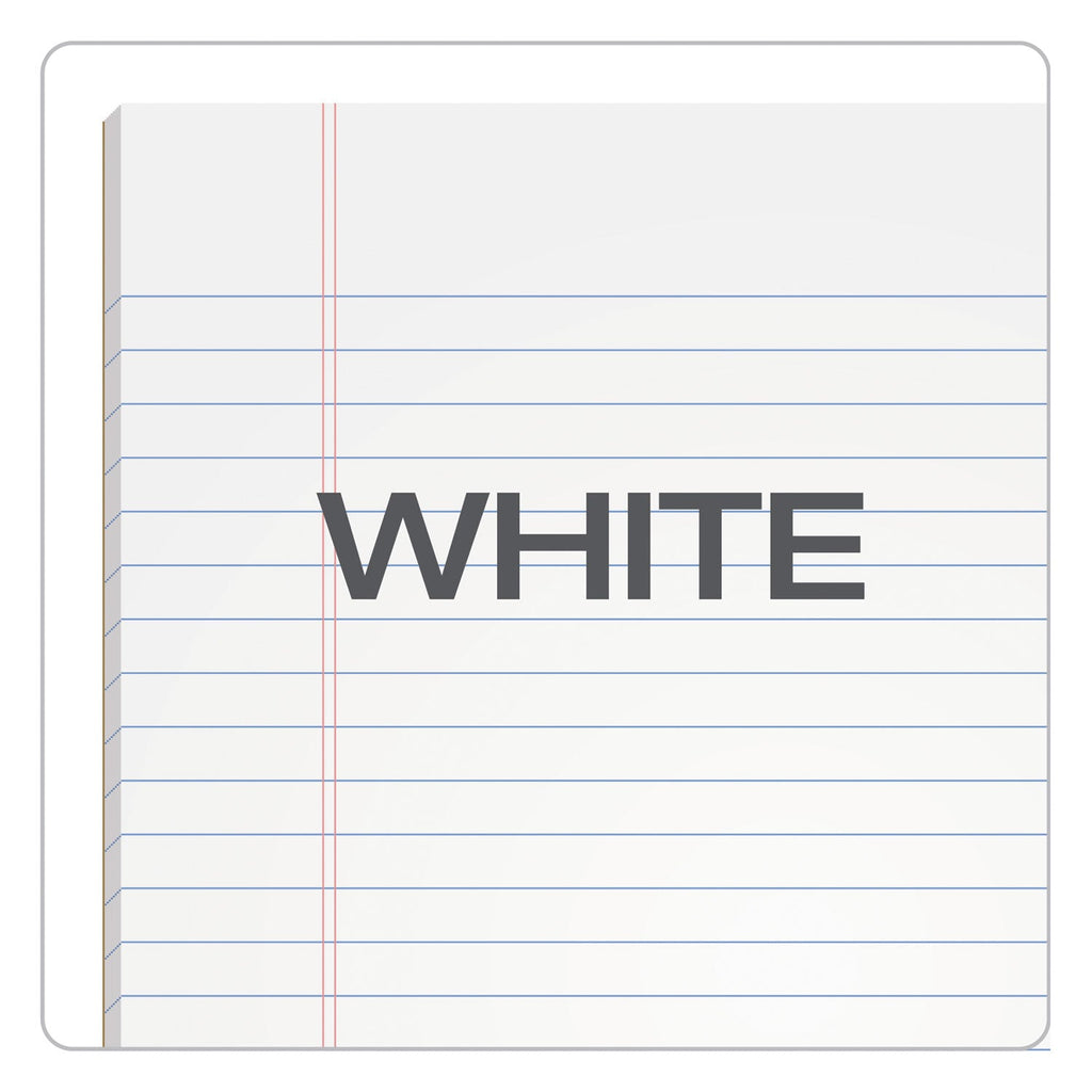 TOPS "The Legal Pad" Glue Top Pads, Wide/Legal Rule, 50 White 8.5 x 11 Sheets, 12/Pack