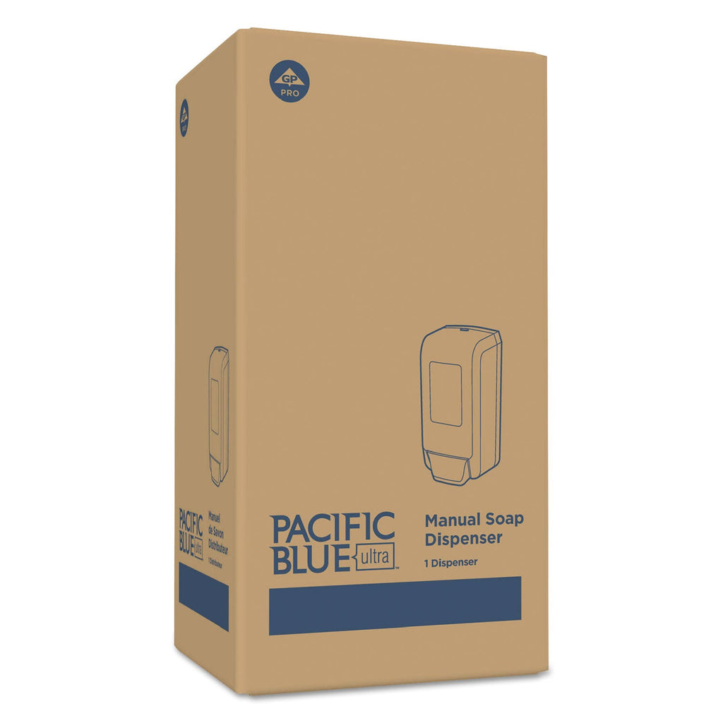 Georgia Pacific Pacific Blue Ultra Soap/Sanitizer Dispenser 1,200 mL Refill, 5.6 x 4.4 x 11.5, Black