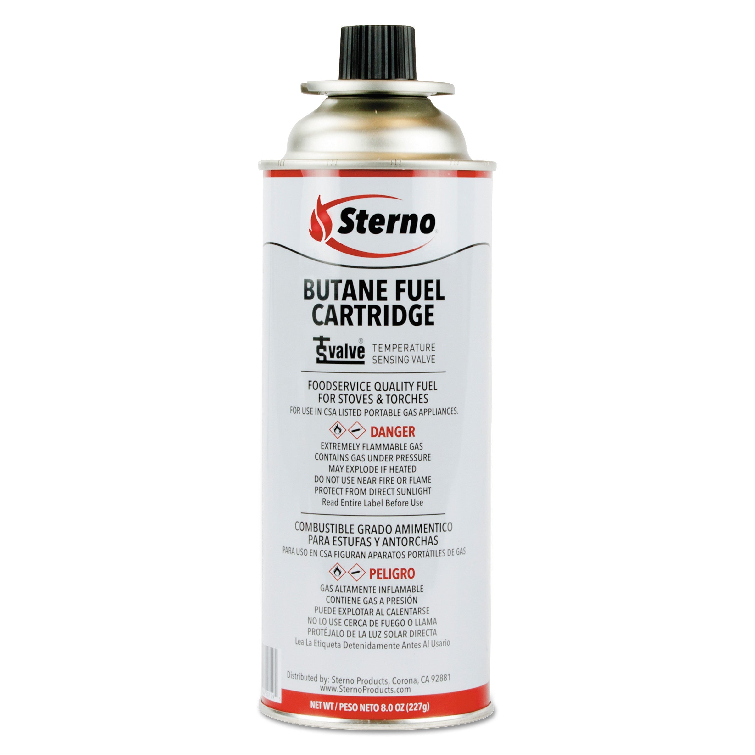Sterno Butane Fuel Cartridge, 8 oz