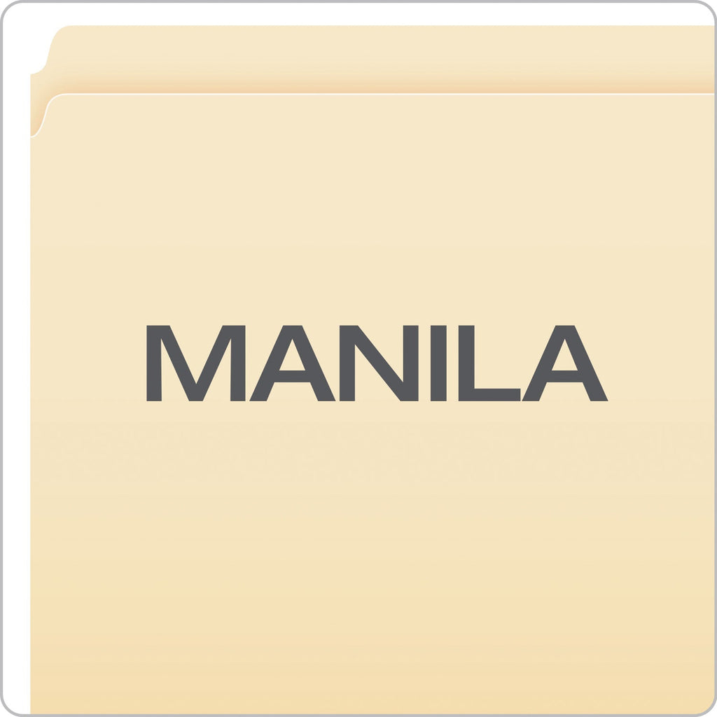 Pendaflex Manila File Folders, Straight Tabs, Legal Size, 0.75" Expansion, Manila, 100/Box