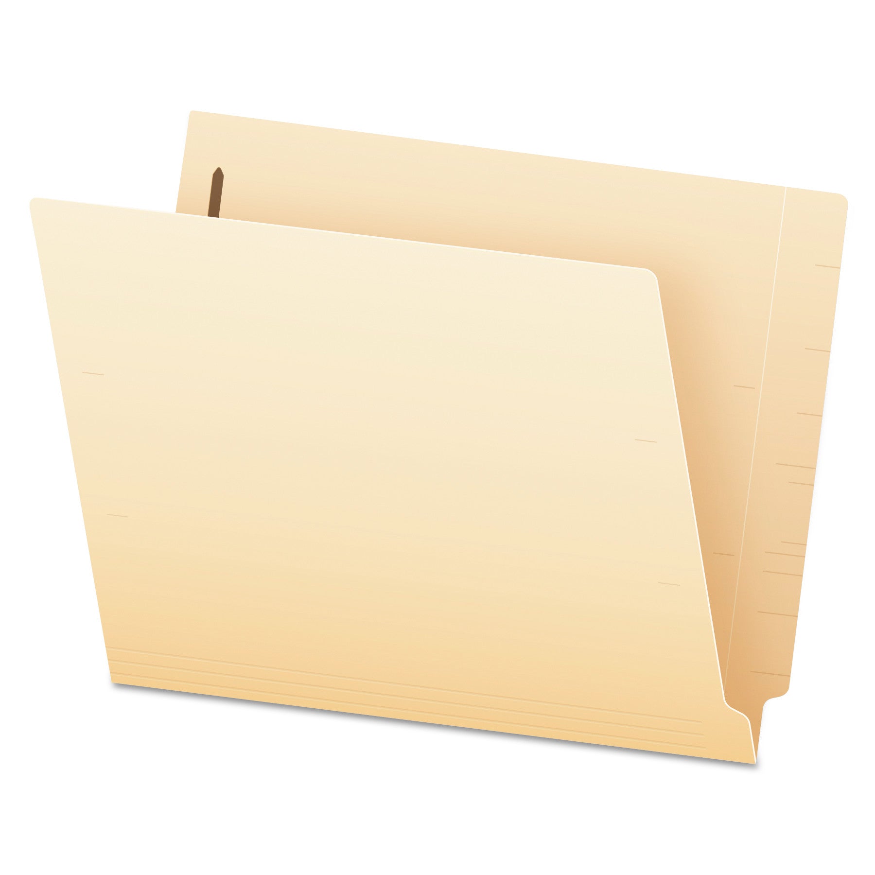 Pendaflex Manila End Tab Expanding Fastener Folders, 2-Ply Tabs, 1 Fastener, Letter Size, 11-pt Manila Exterior, 50/Box