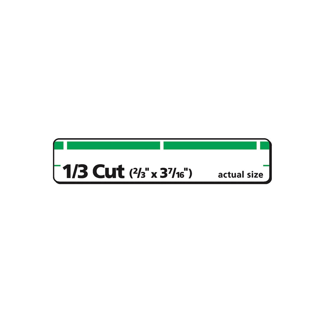 Avery Permanent TrueBlock File Folder Labels with Sure Feed Technology, 0.66 x 3.44, White, 30/Sheet, 50 Sheets/Box
