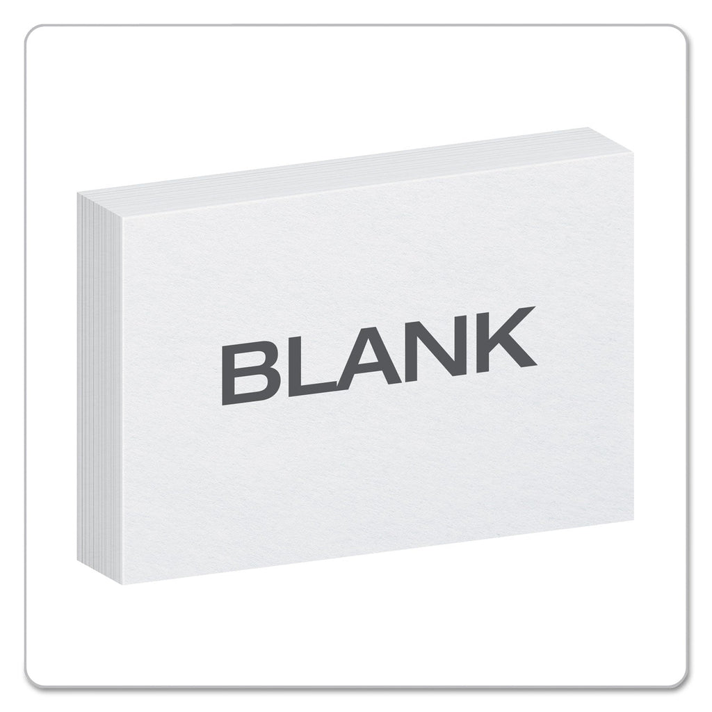 Oxford Unruled Index Cards, 4 x 6, White, 100/Pack