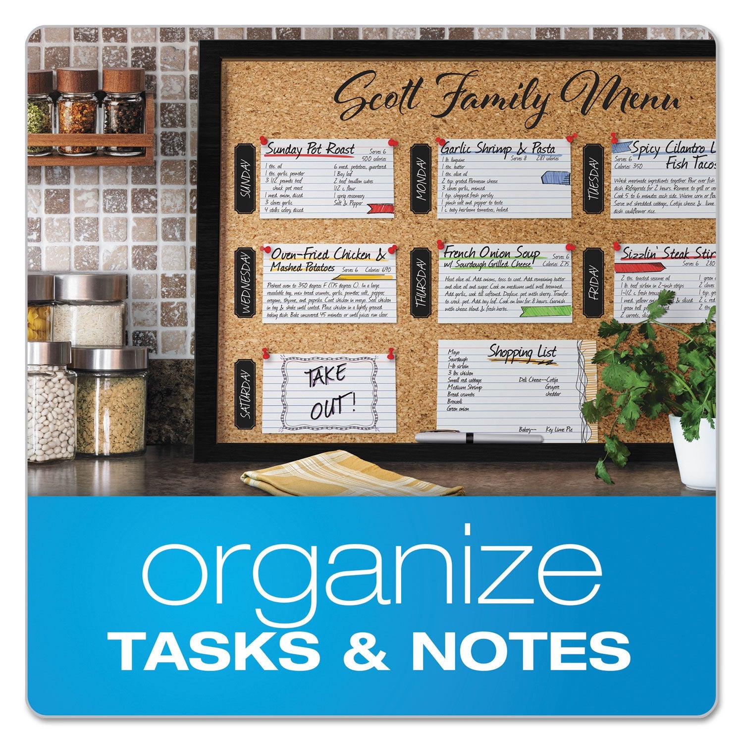 Oxford Ruled Index Cards, 3 x 5, White, 100/Pack