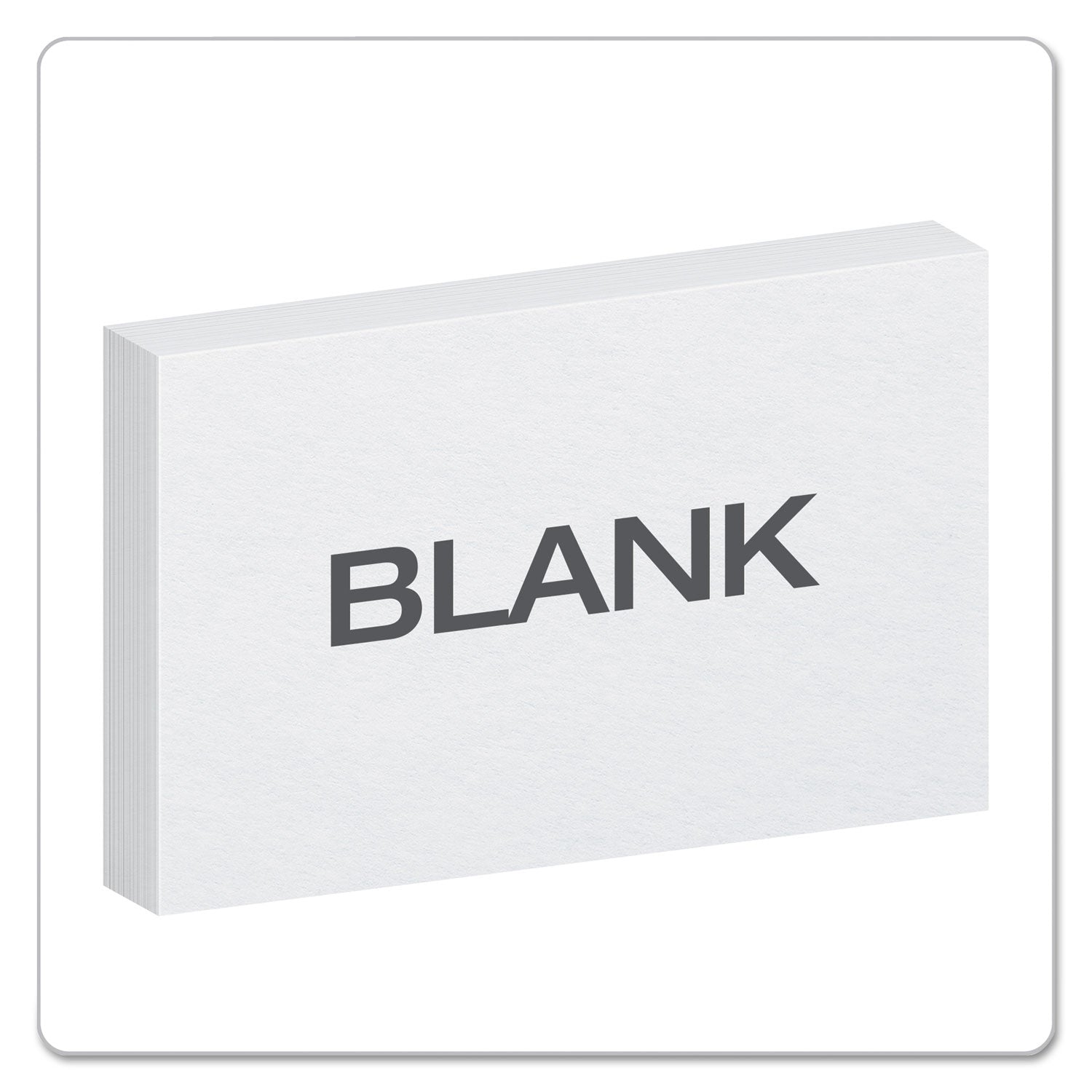 Oxford Unruled Index Cards, 5 x 8, White, 100/Pack