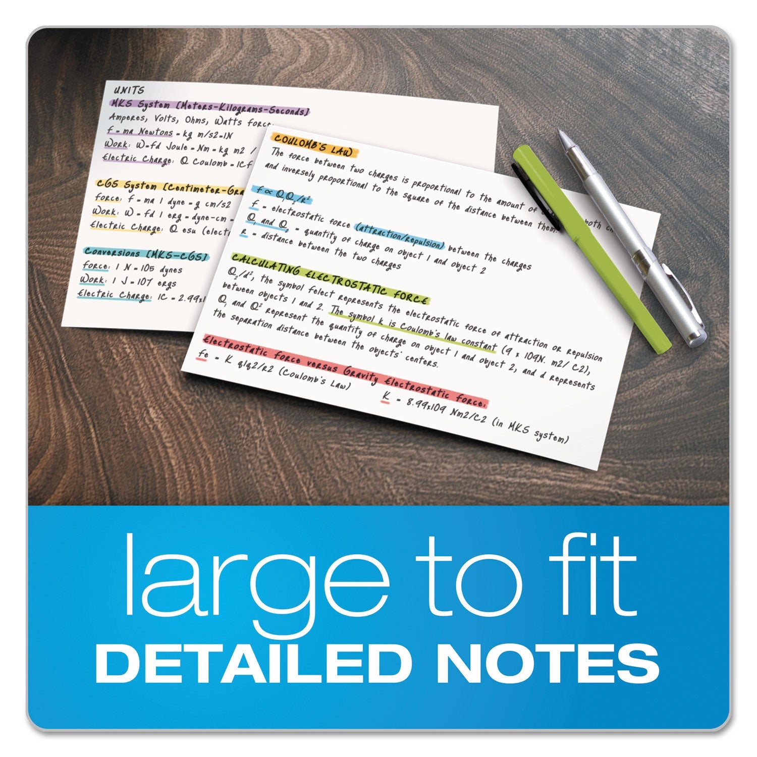 Oxford Unruled Index Cards, 5 x 8, White, 100/Pack