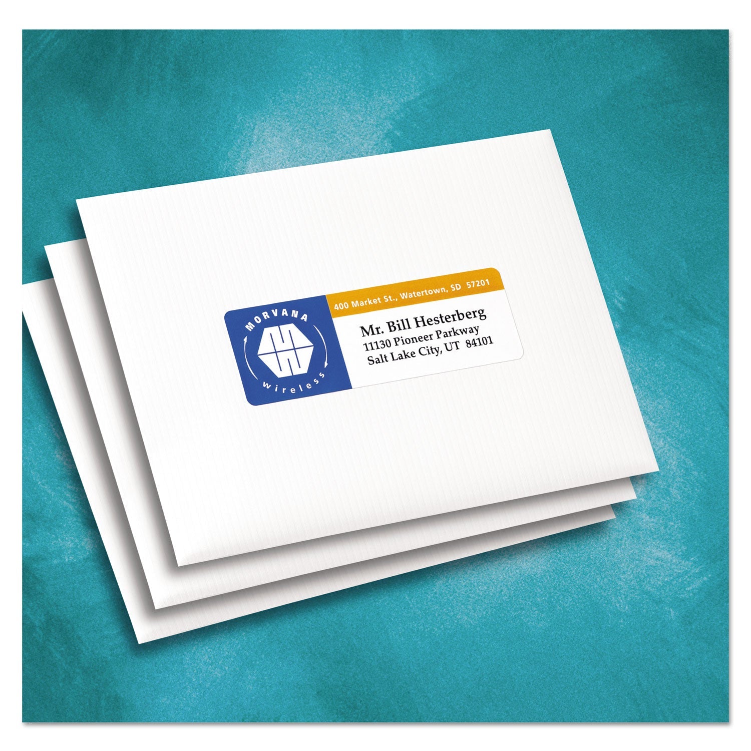 Avery Vibrant Laser Color-Print Labels w/ Sure Feed, 1.25 x 3.75, White, 300/Pack