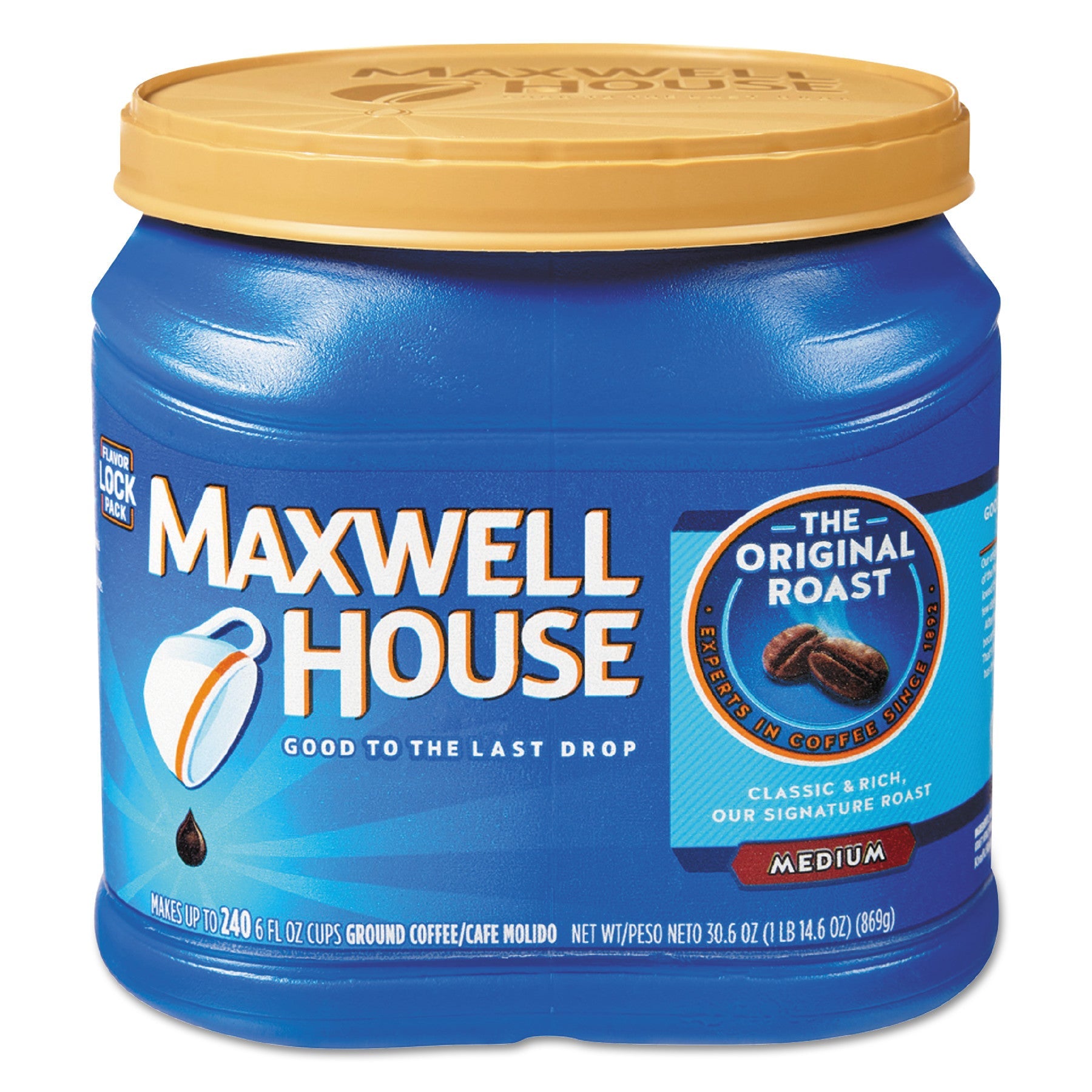 Maxwell House Coffee, Regular Ground, 30.6 oz Canister