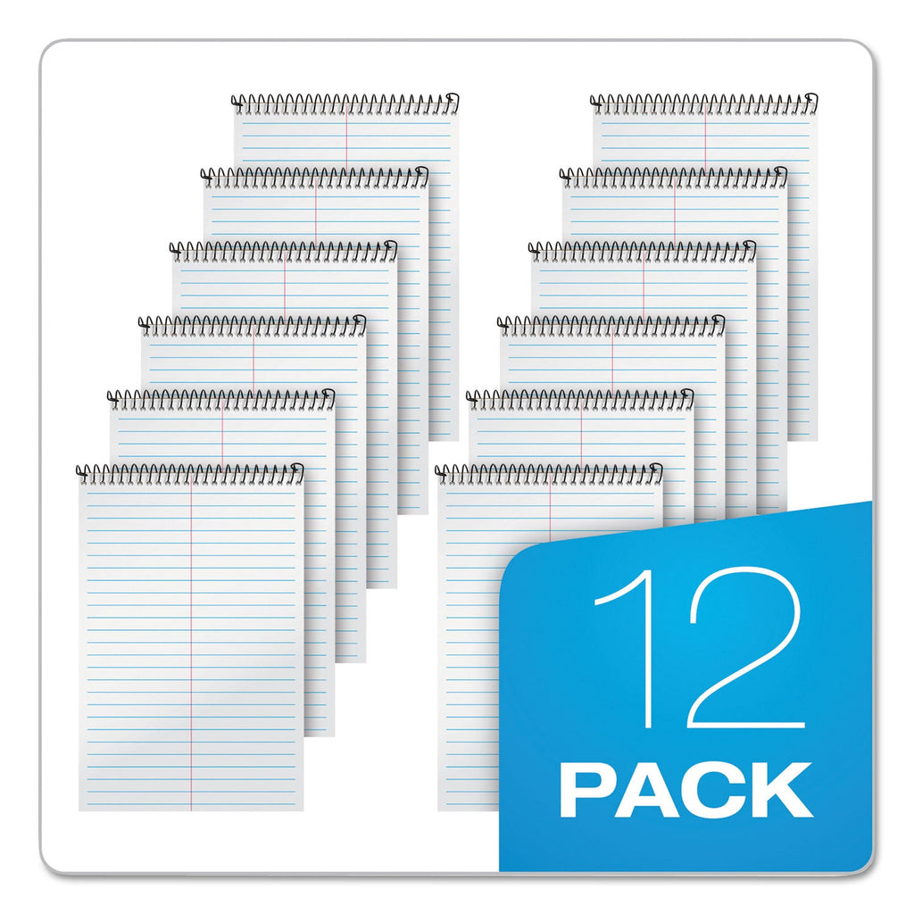 TOPS Second Nature Recycled Notepads, Gregg Rule, Brown Cover, 80 White 6 x 9 Sheets