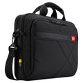 Case Logic Diamond Laptop Briefcase,  Fits Devices Up to 17", Nylon, 17.3 x 3.2 x 12.5, Black
