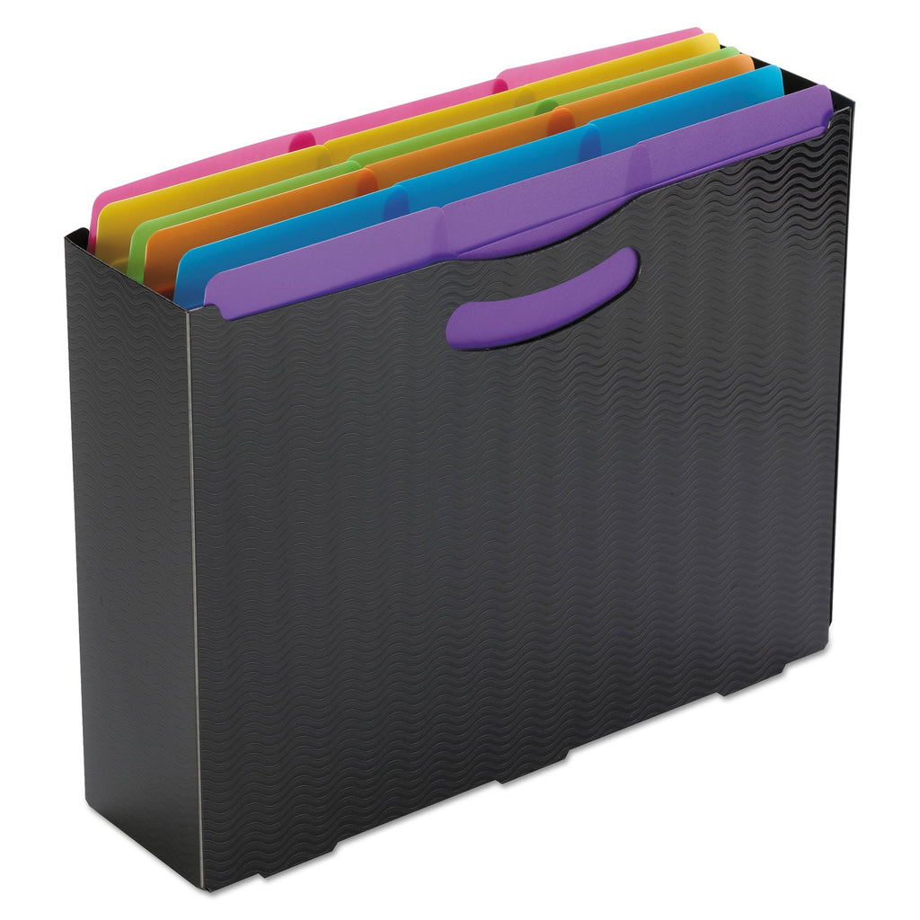 Smead SuperTab Top Tab File Folders, 1/3-Cut Tabs: Assorted, Letter Size, 0.75" Expansion, Polypropylene, 18/Pack