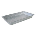 Durable Packaging Aluminum Steam Table Pans, Full-Size Medium—228 oz., 2.19" Deep, 12.81 x 20.75, 50/Carton